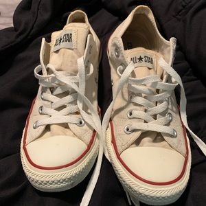 Women’s white converse